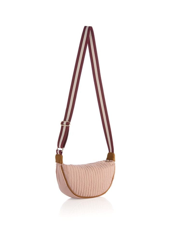 Front of a size One Size Ezra Cross-Body in Blush by Shiraleah. | dia_product_style_image_id:306761